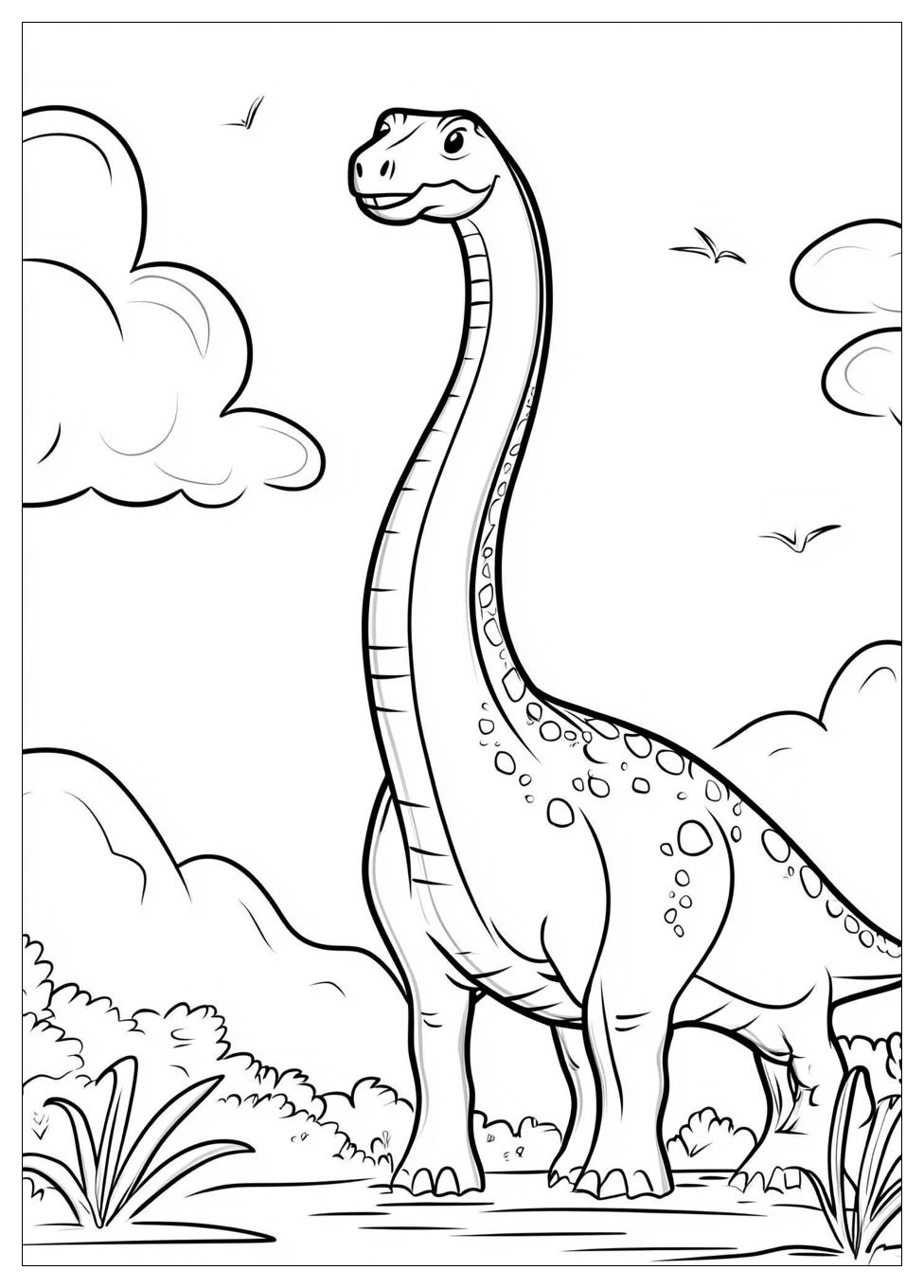 Brachiosaurus Színező 10