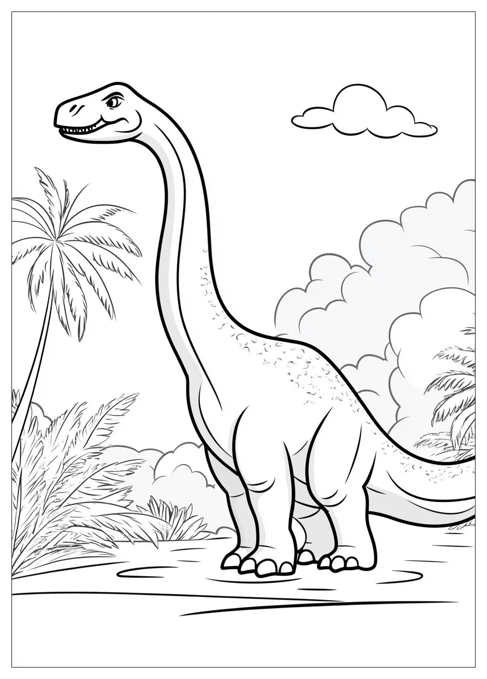 Brachiosaurus Színező 12