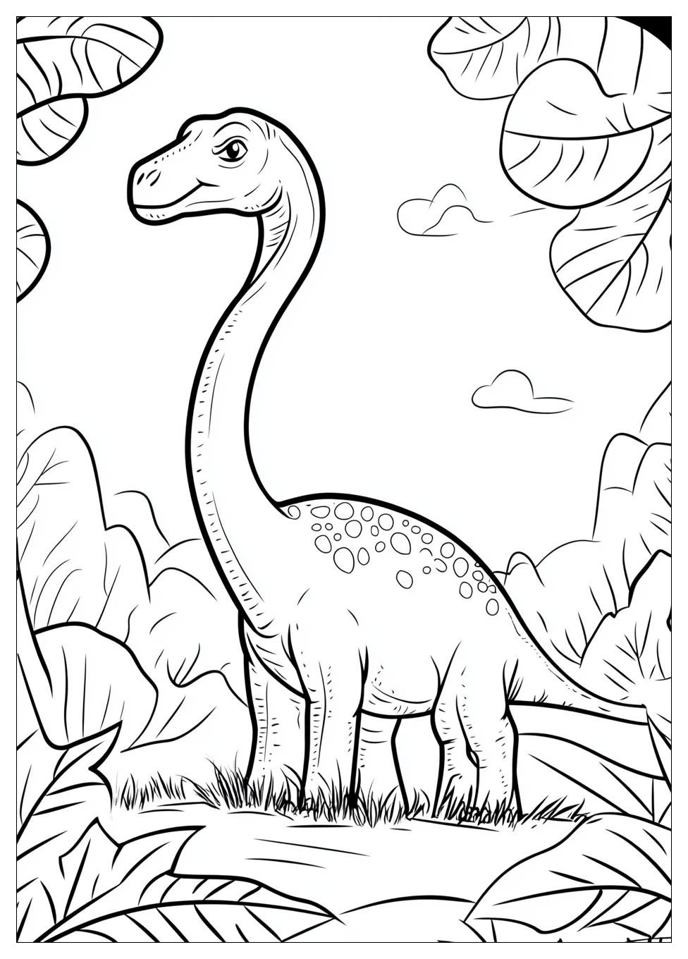 Brachiosaurus Színező 14