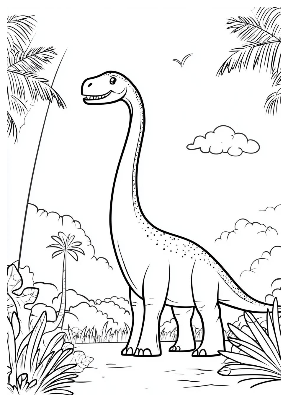 Brachiosaurus Színező 15