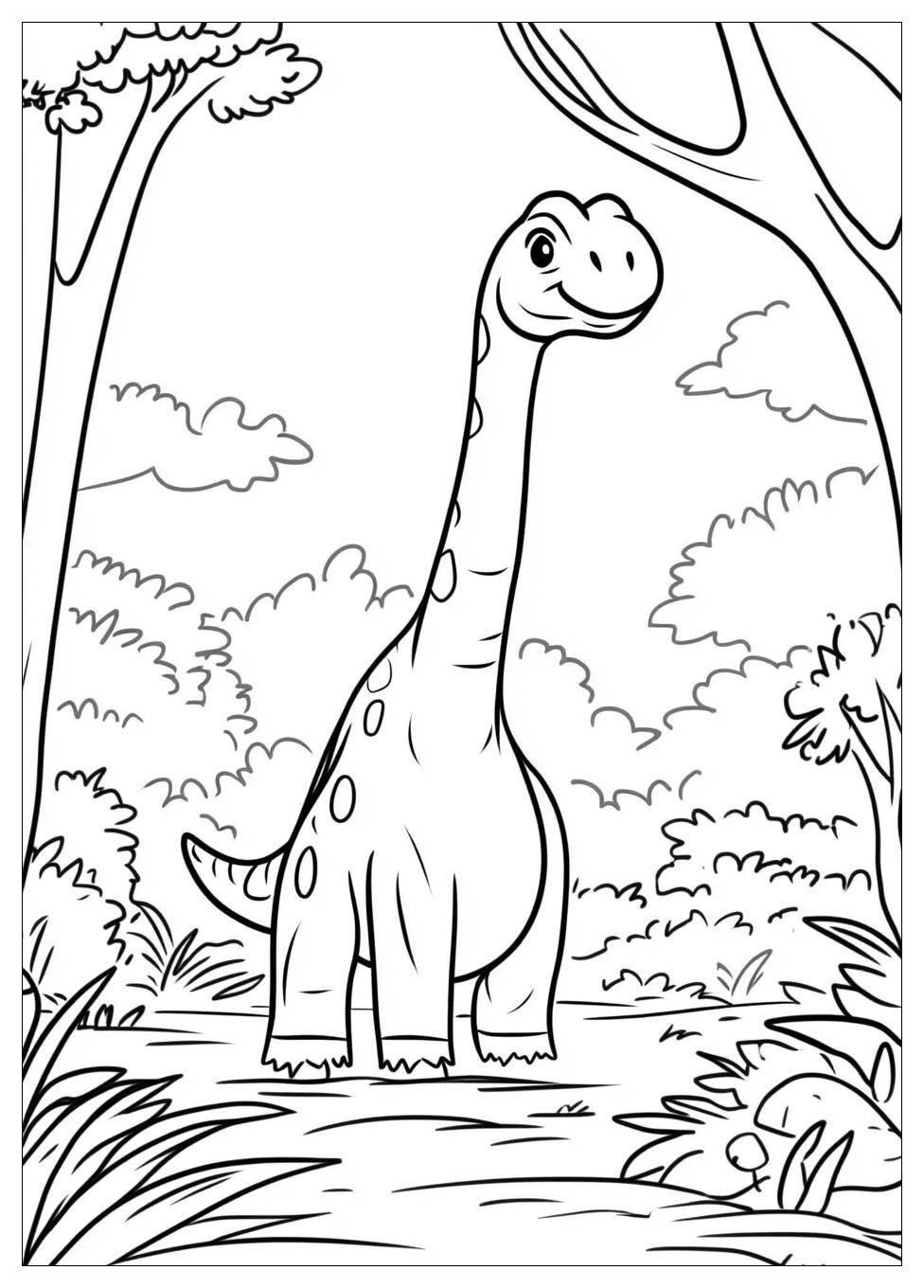 Brachiosaurus Színező 17