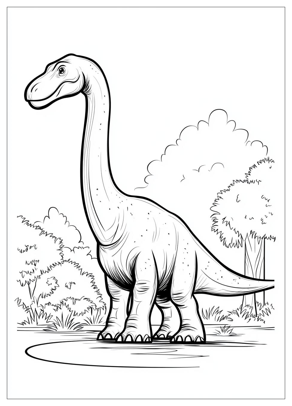 Brachiosaurus Színező 18