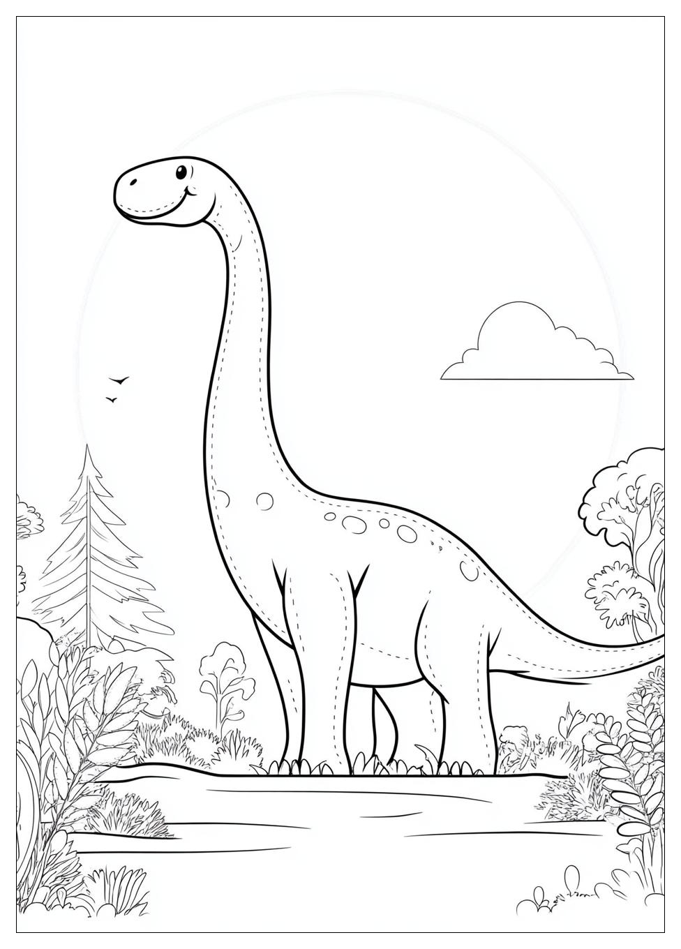 Brachiosaurus Színező 19