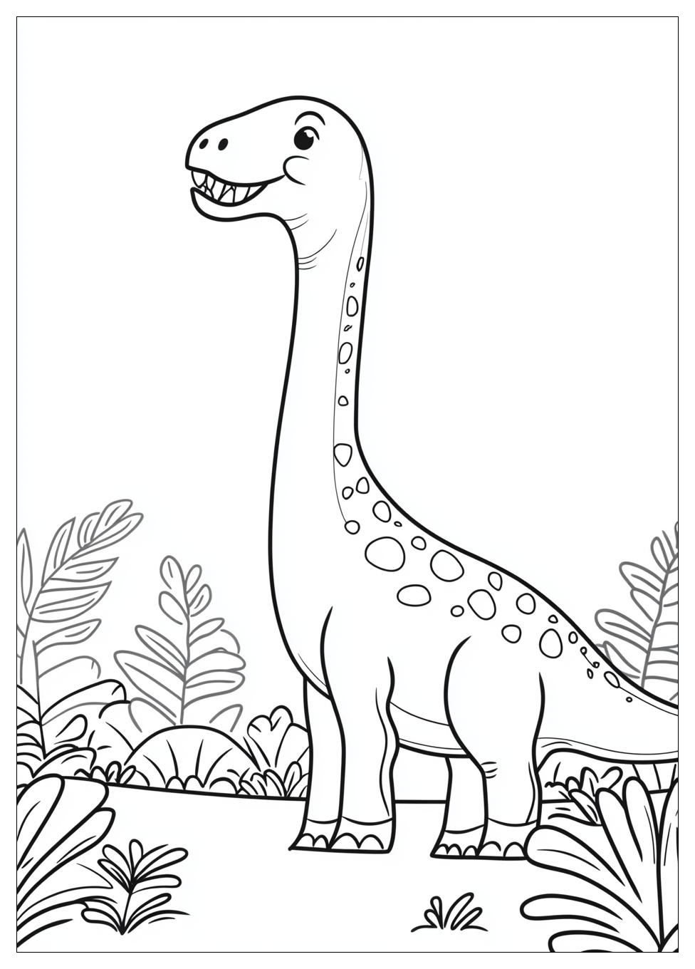 Brachiosaurus Színező 2