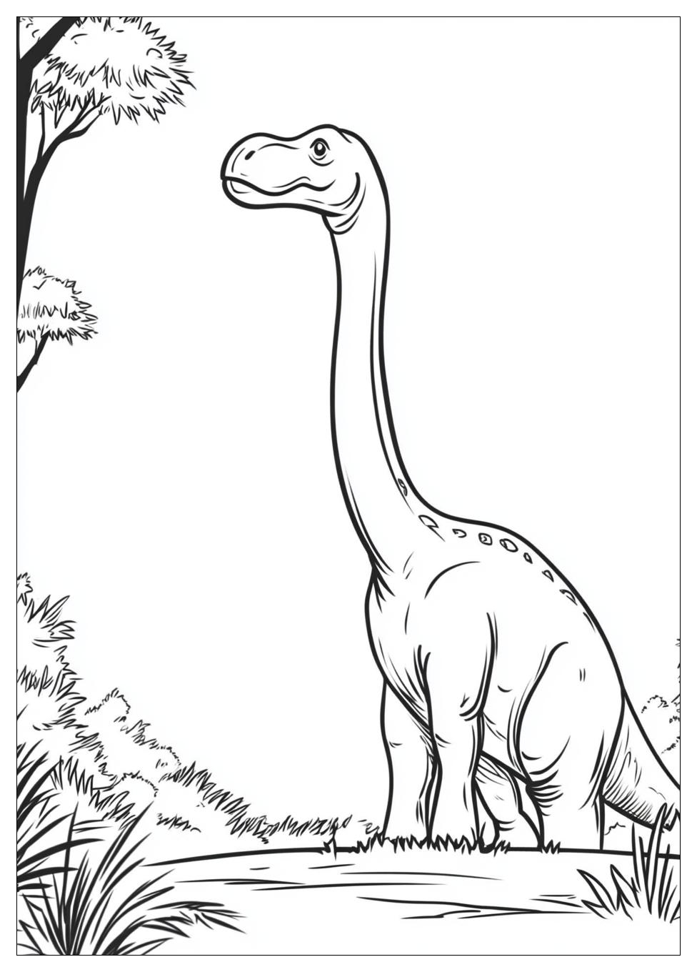 Brachiosaurus Színező 20