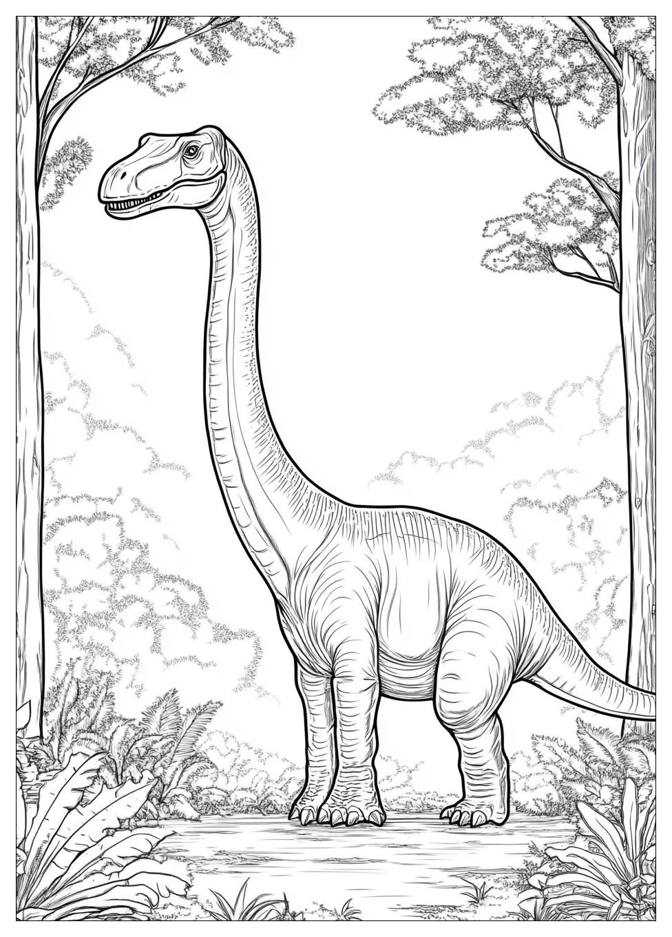 Brachiosaurus Színező 21