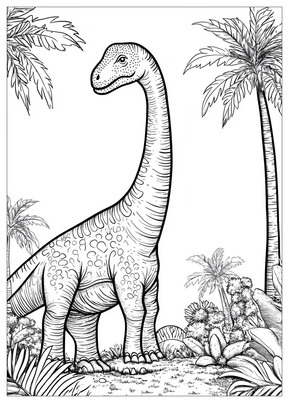 Brachiosaurus Színező 23