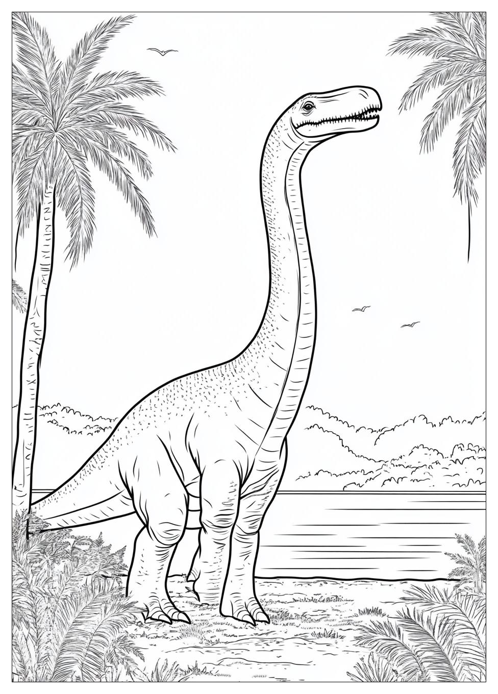 Brachiosaurus Színező 24