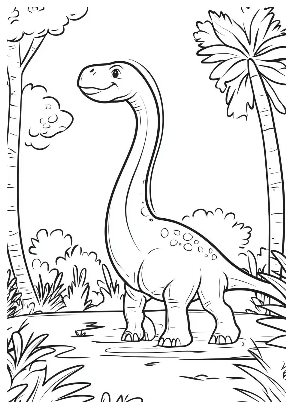 Brachiosaurus Színező 3