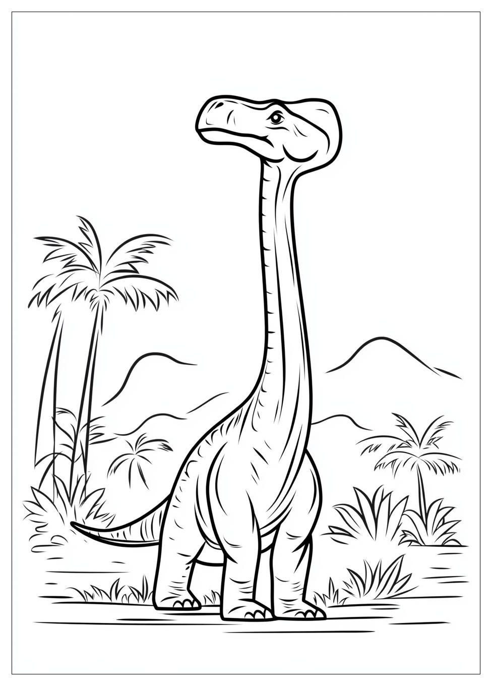 Brachiosaurus Színező 6