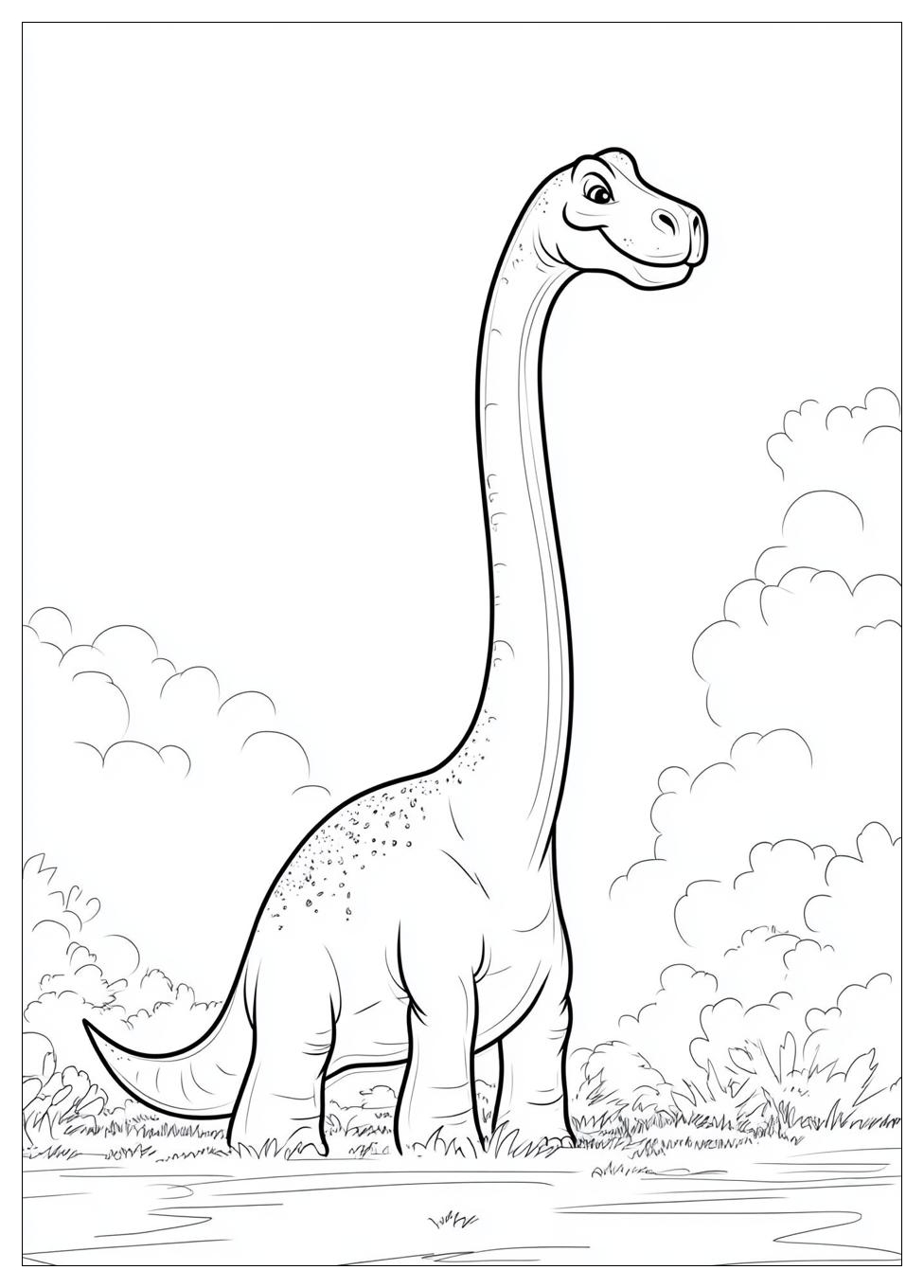 Brachiosaurus Színező 8