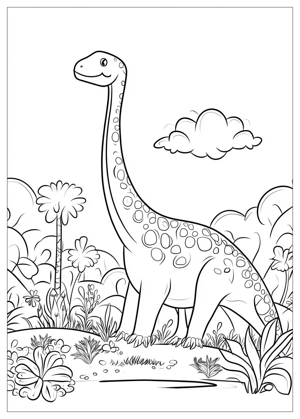 Brachiosaurus Színező 9