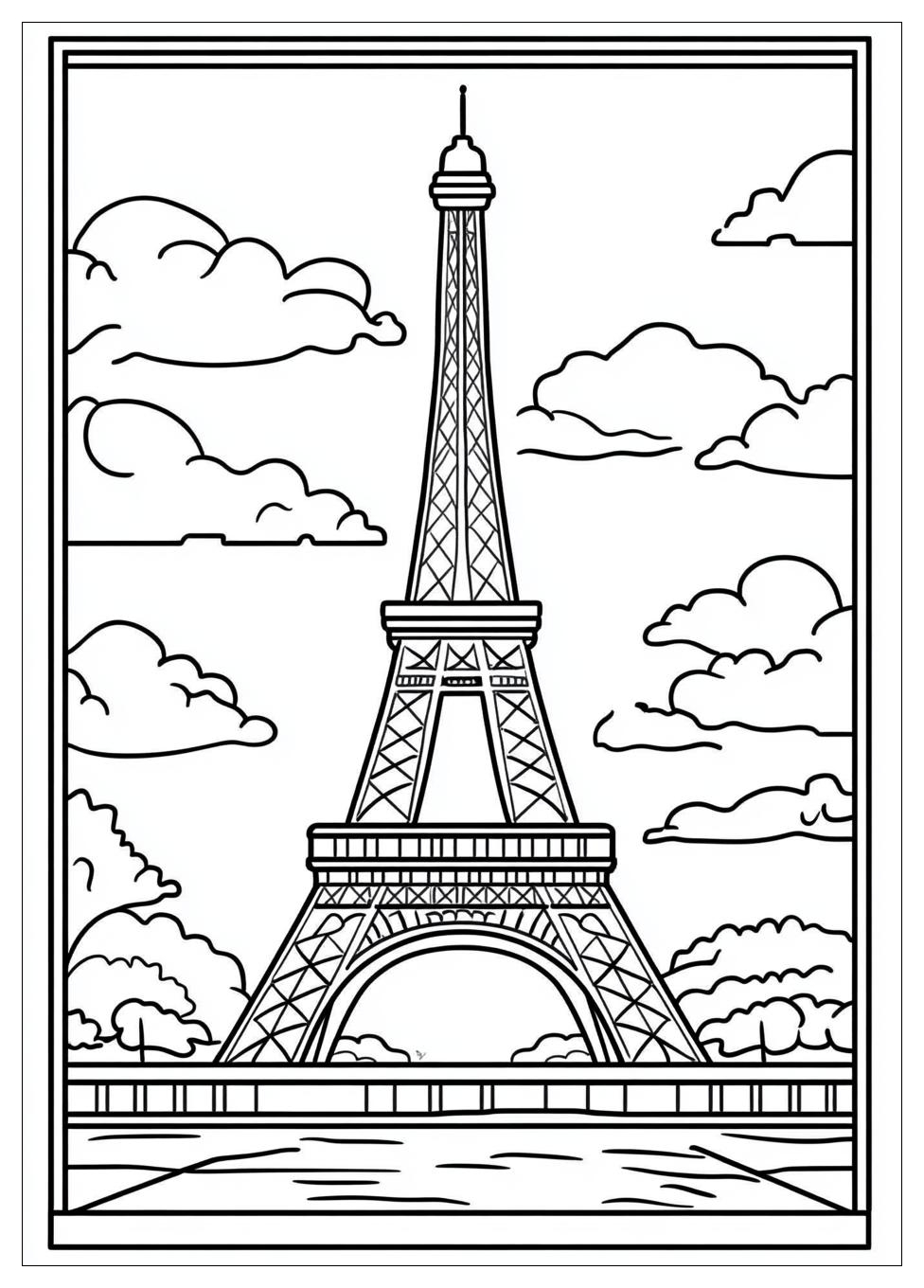 Eiffel-Torony Színező 2