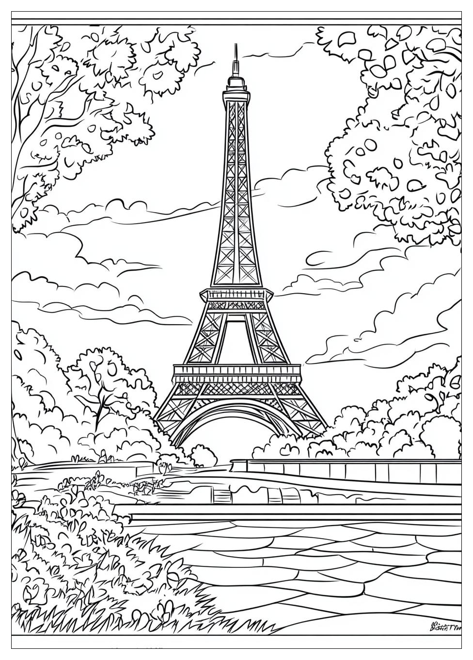 Eiffel-Torony Színező 22