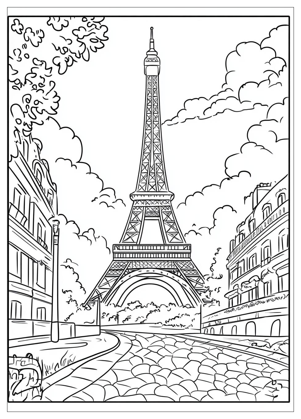 Eiffel-Torony Színező 7