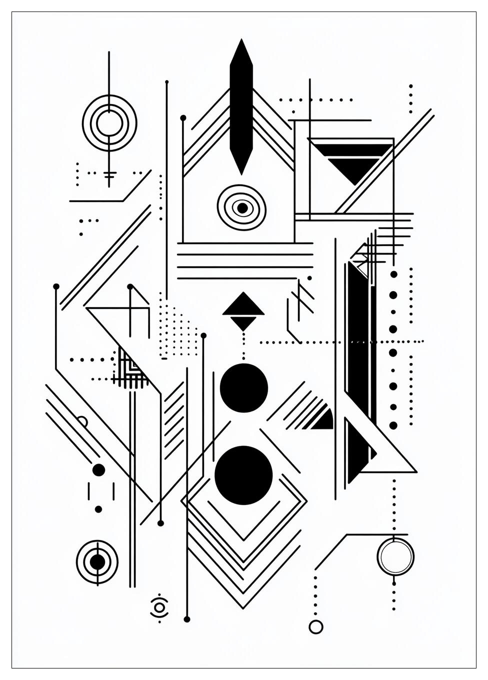 Geometrikus Színező 5