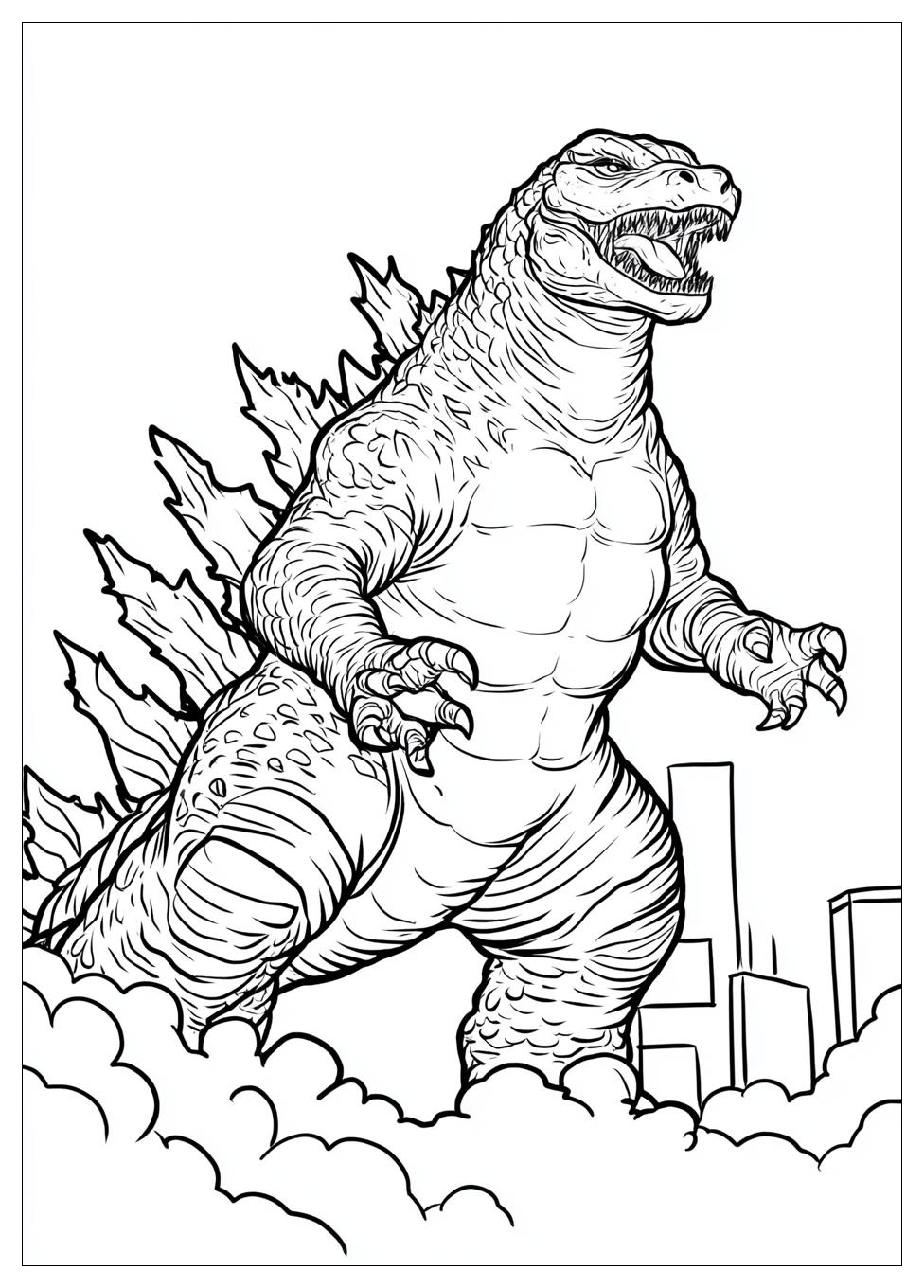 Godzilla Színező 10