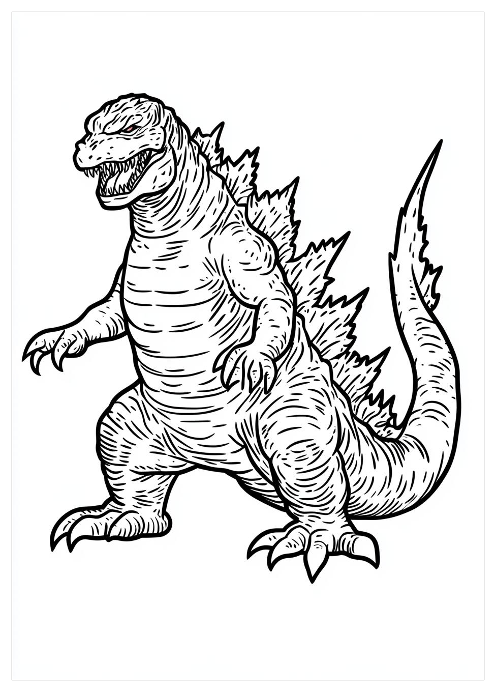 Godzilla Színező 8