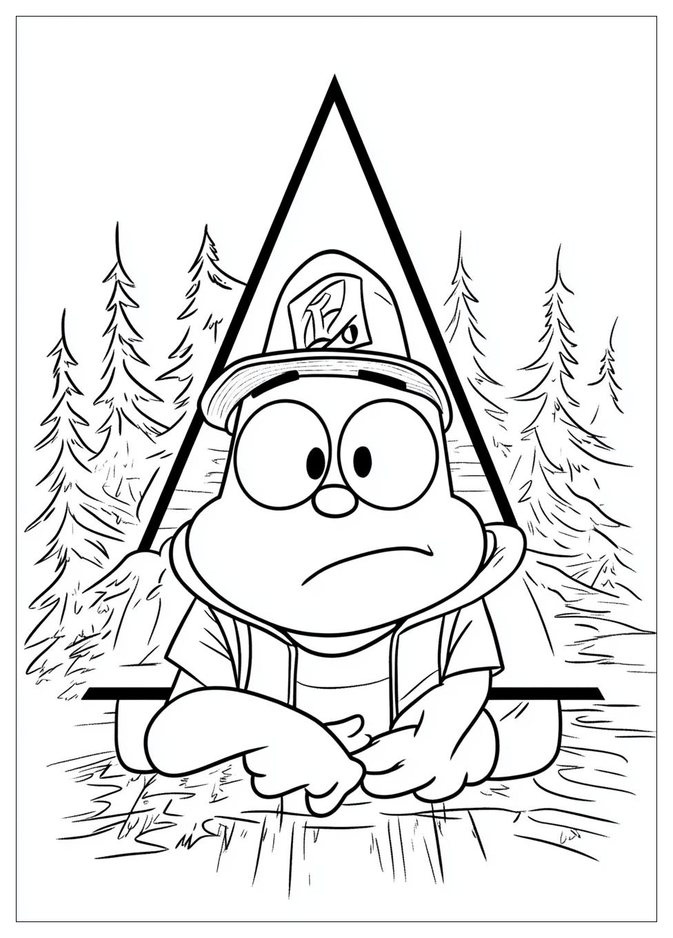 Gravity Falls Színező 16