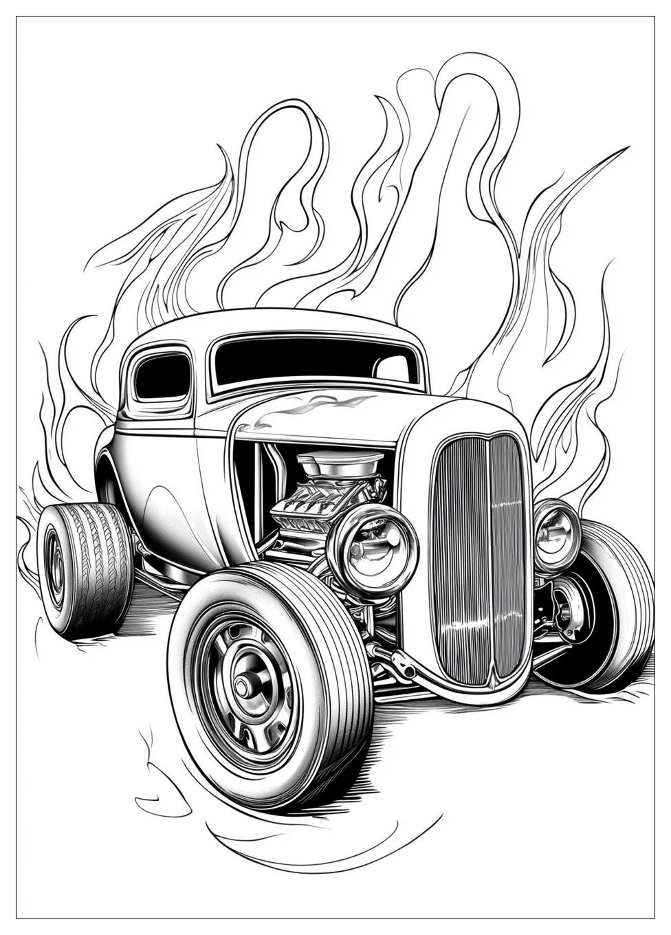 Hot Rod Színező 5