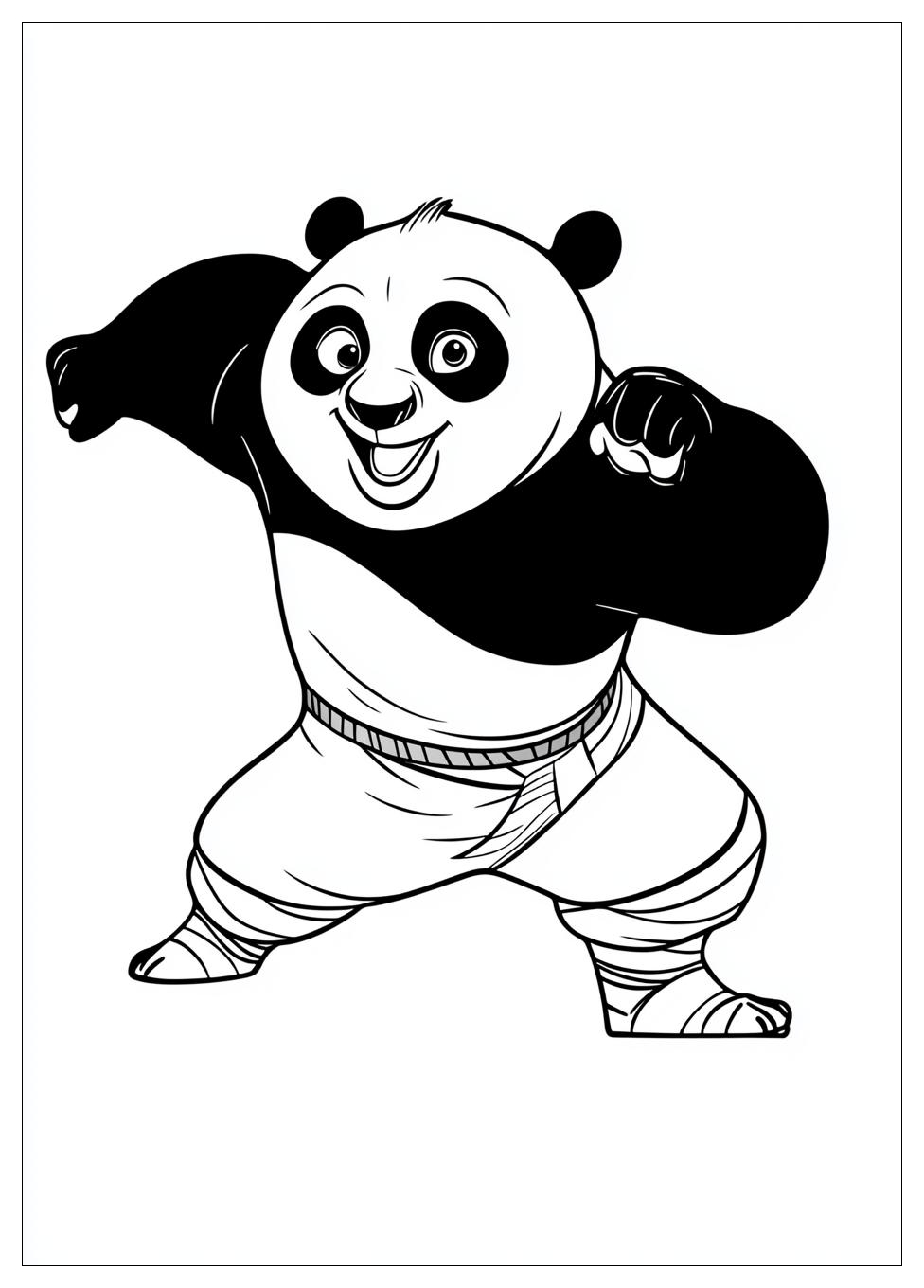 Kung Fu Panda Színező 17