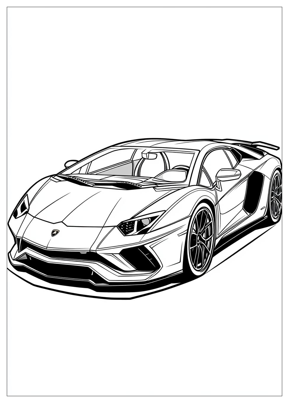 Lamborghini Színező 10