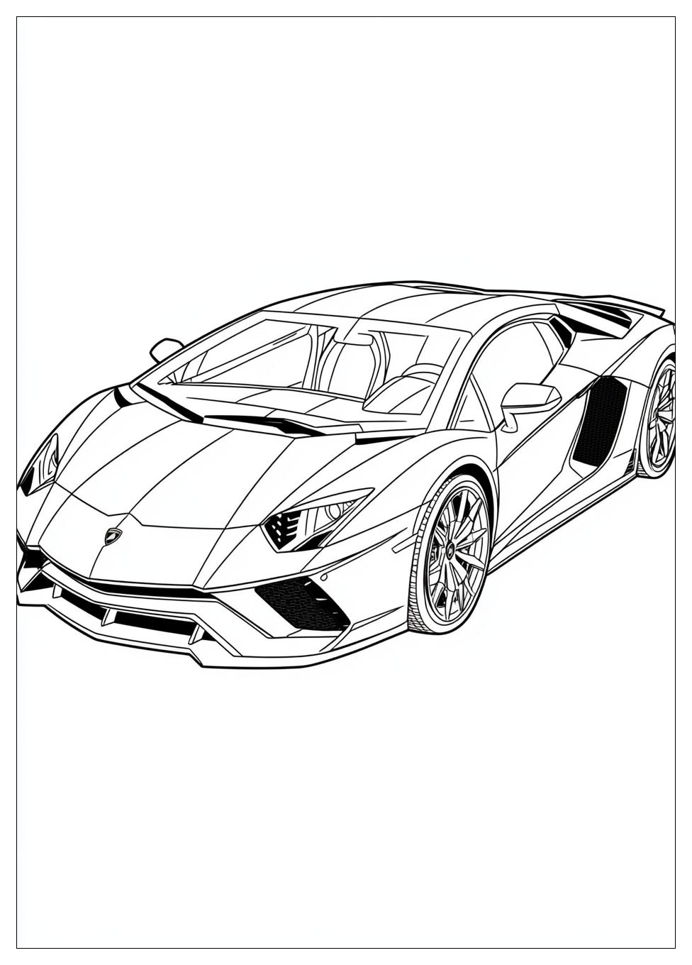 Lamborghini Színező 4