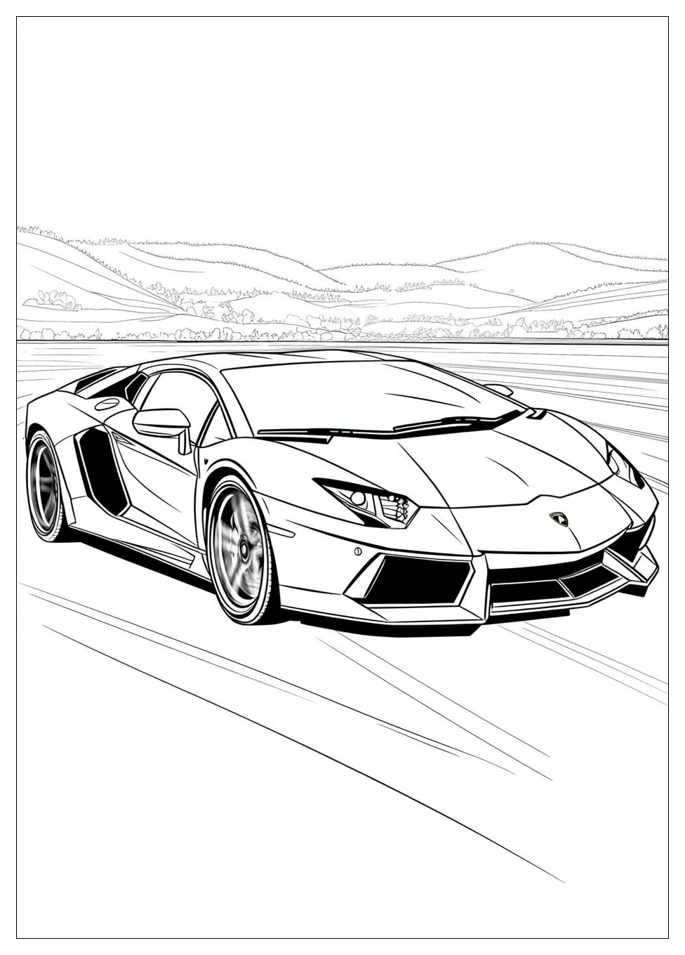 Lamborghini Színező 5