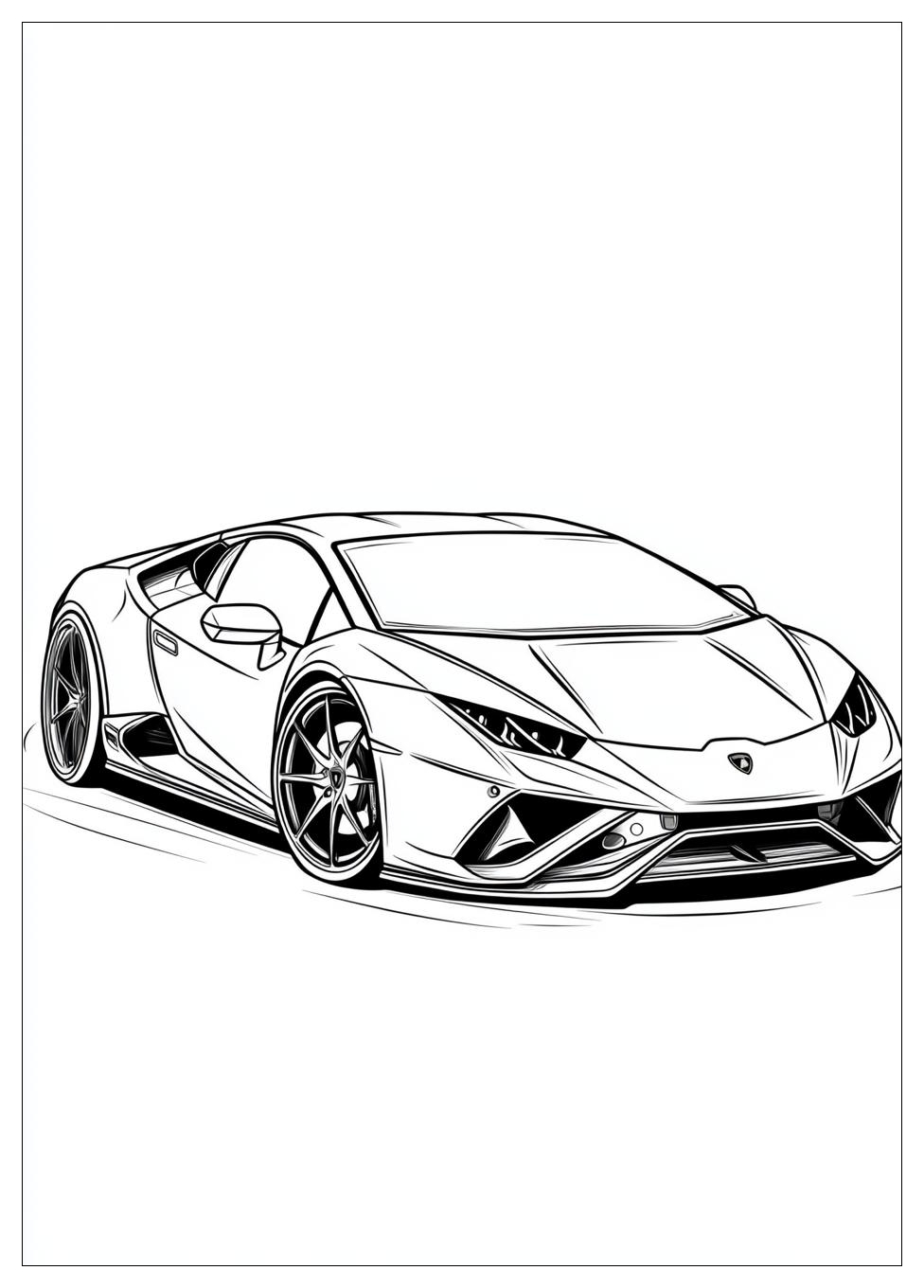 Lamborghini Színező 8