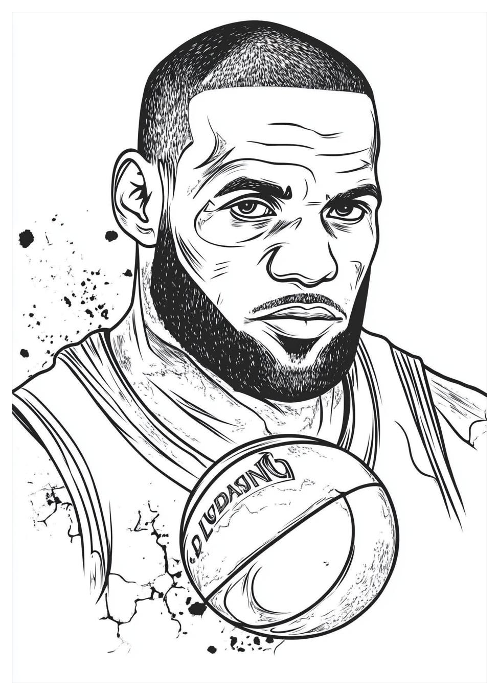 Lebron James Színező 5