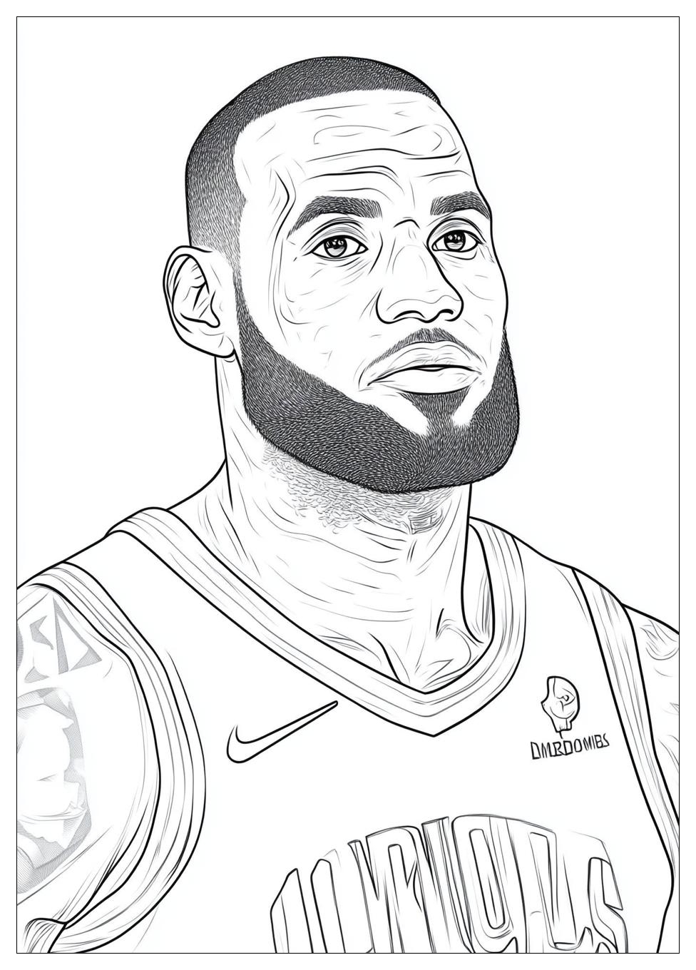 Lebron James Színező 9