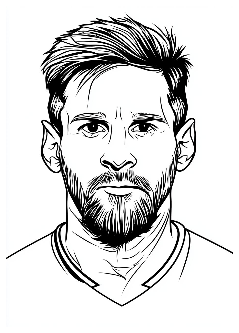 Lionel Messi Színező 11