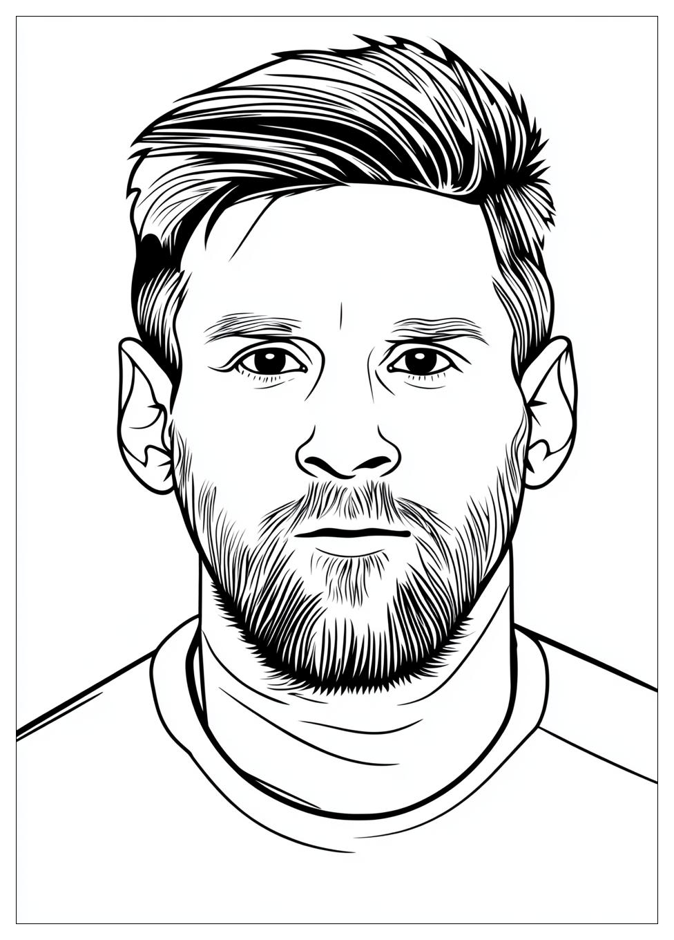 Lionel Messi Színező 13