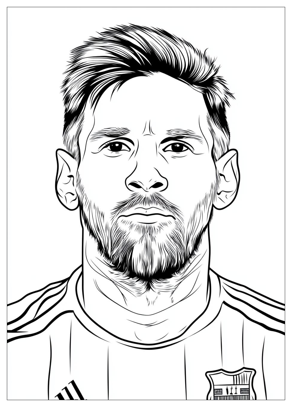 Lionel Messi Színező 16