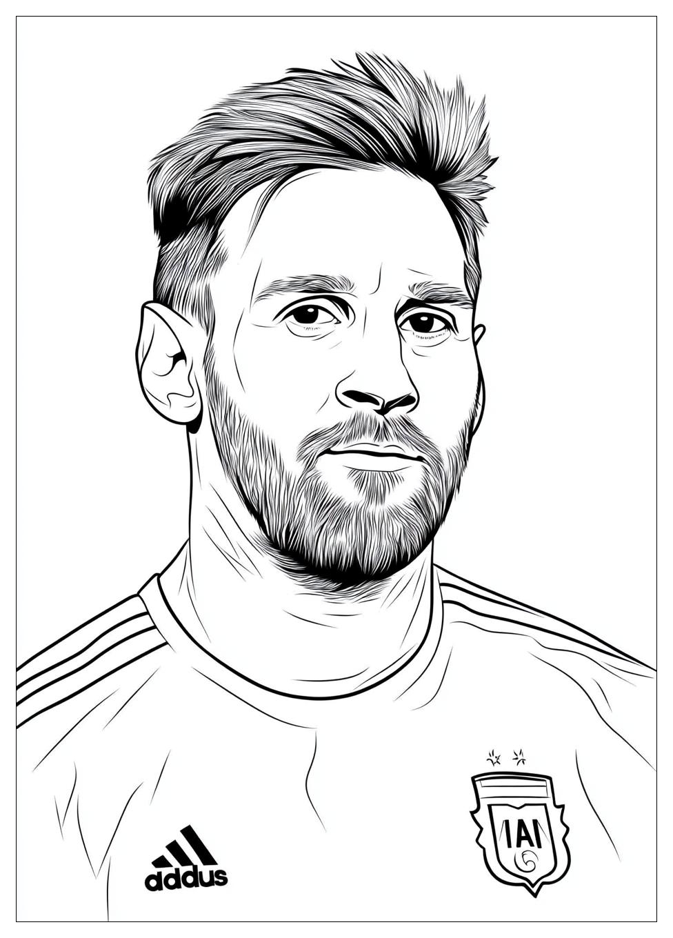 Lionel Messi Színező 17