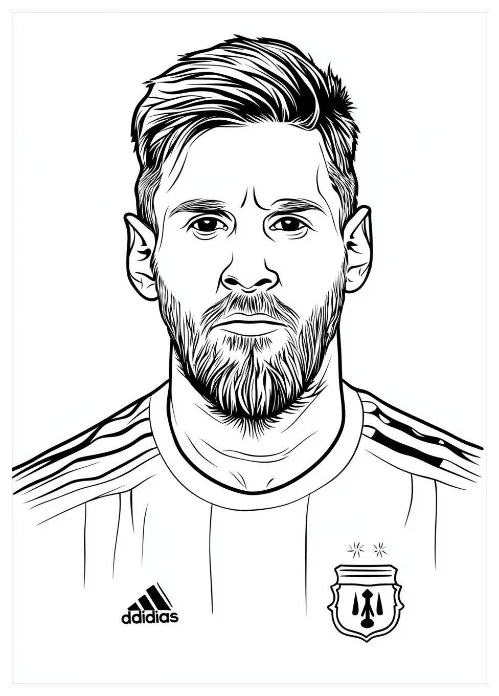 Lionel Messi Színező 18