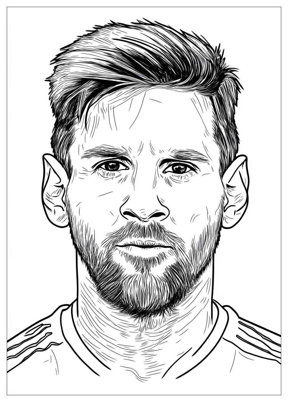 Lionel Messi Színező 19