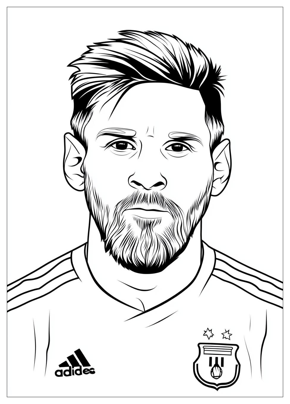 Lionel Messi Színező 20