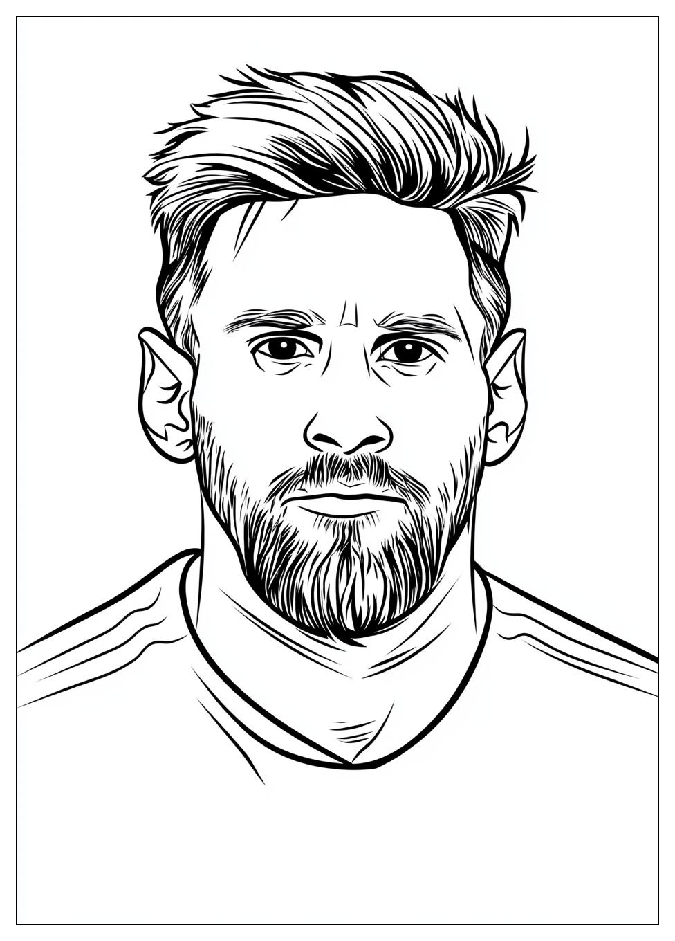 Lionel Messi Színező 7