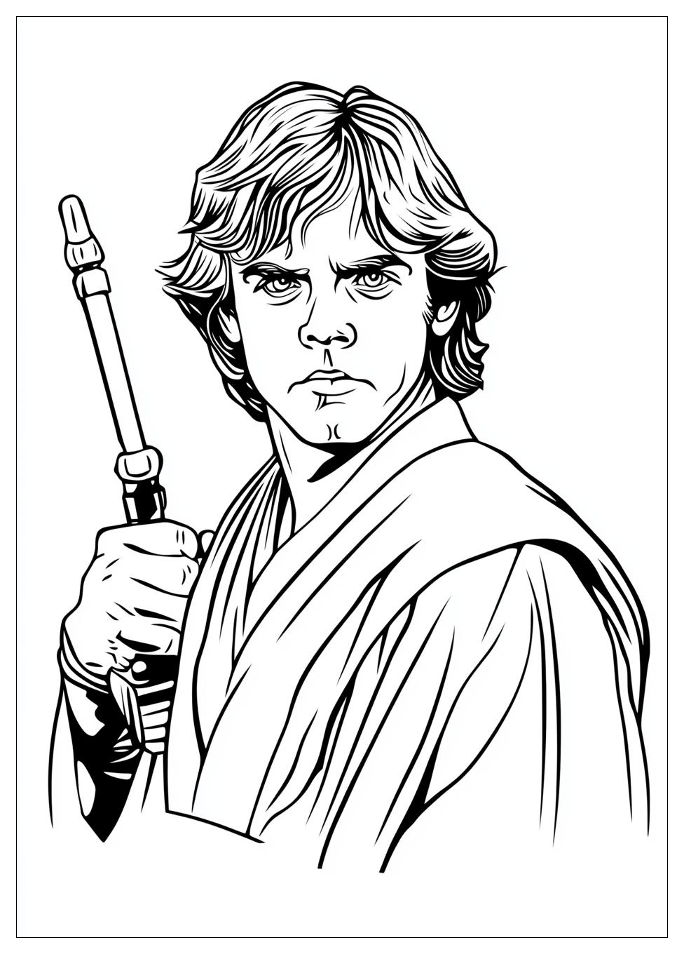 Luke Skywalker Színező 11