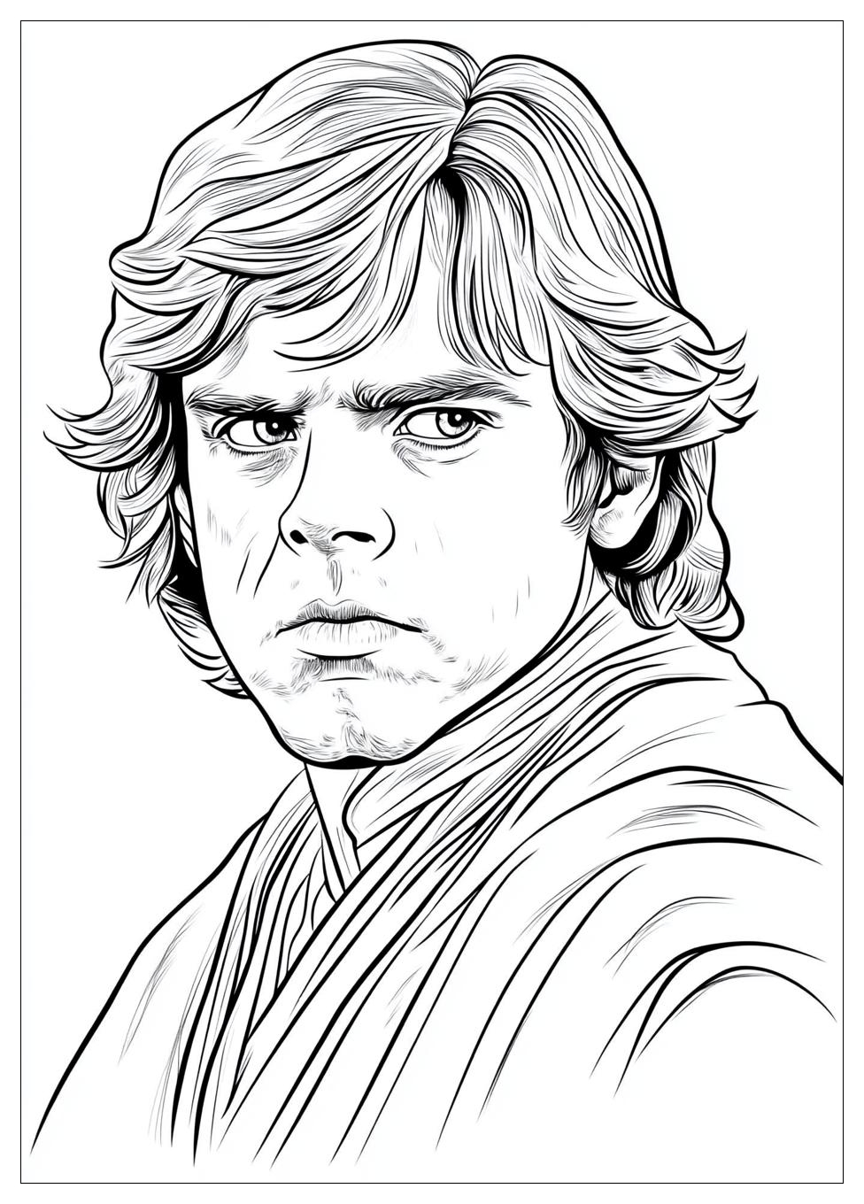 Luke Skywalker Színező 21