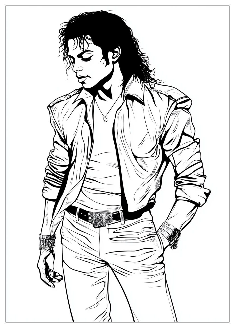 Michael Jackson Színező 1