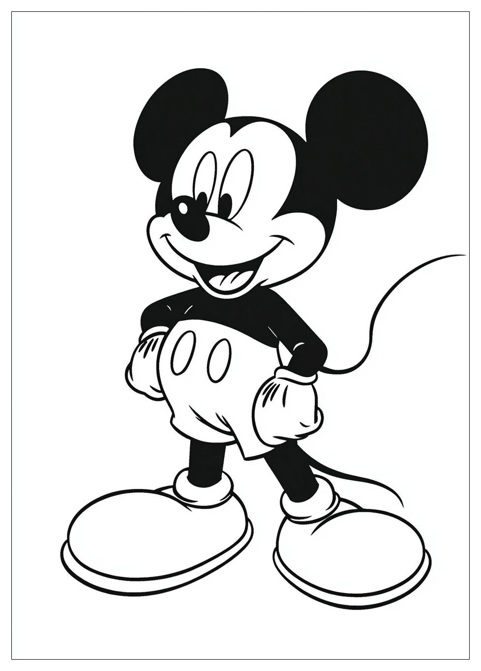 Mickey Egér Színező 1