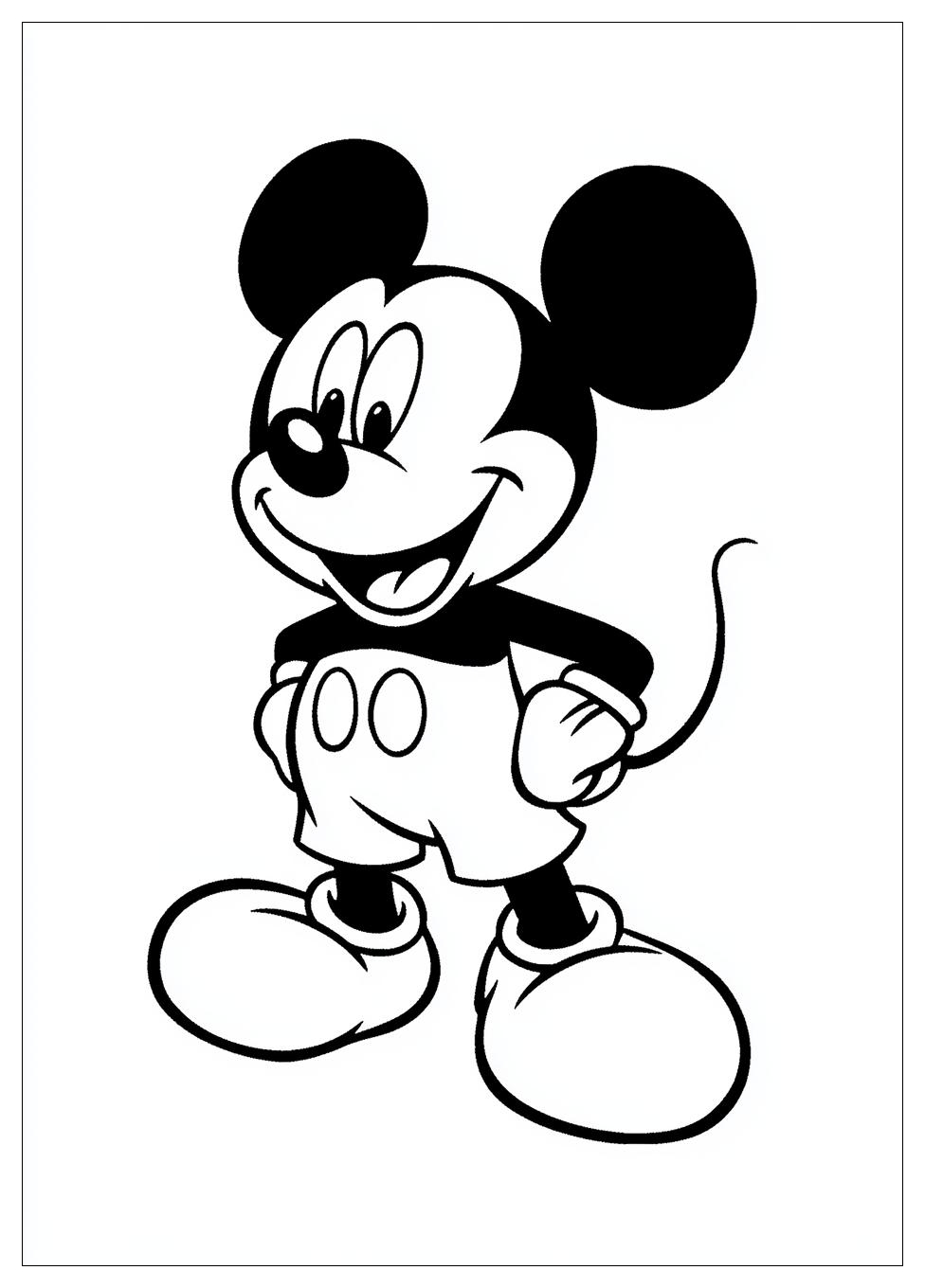 Mickey Egér Színező 9