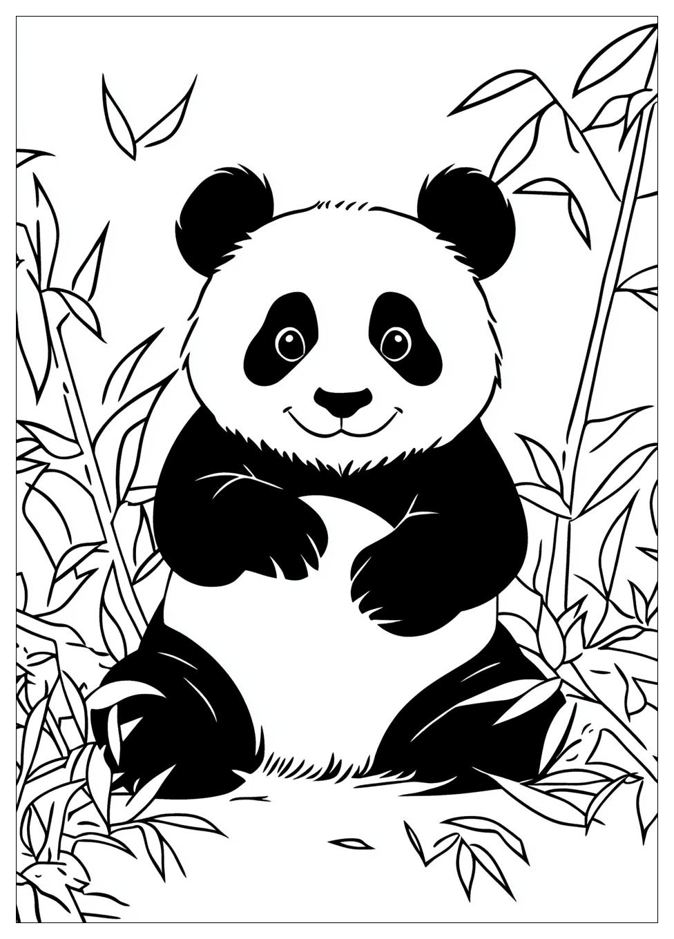 Panda Színező 17