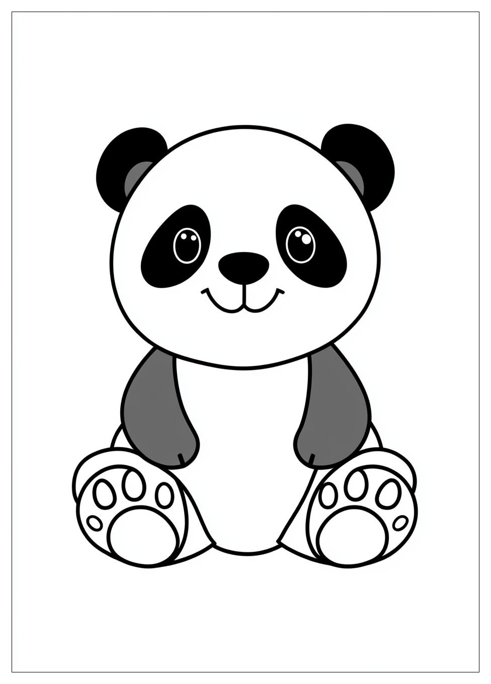 Panda Színező 9