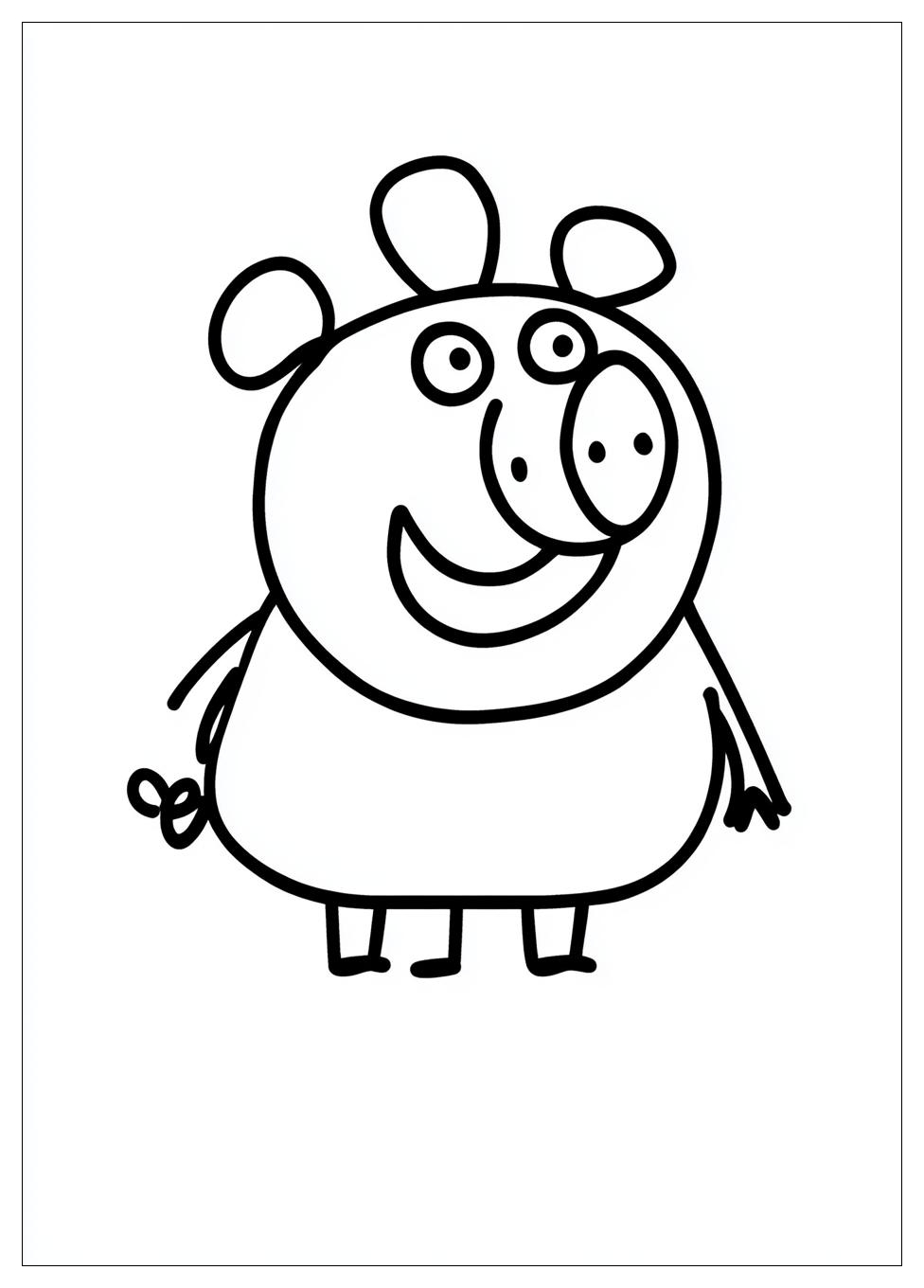 Peppa Malac Színező 5