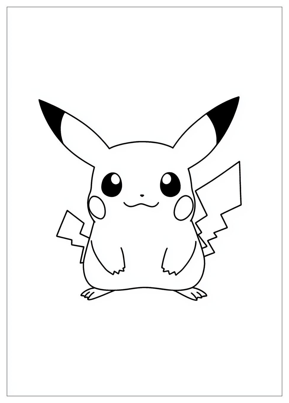 Pikachu Színező 1