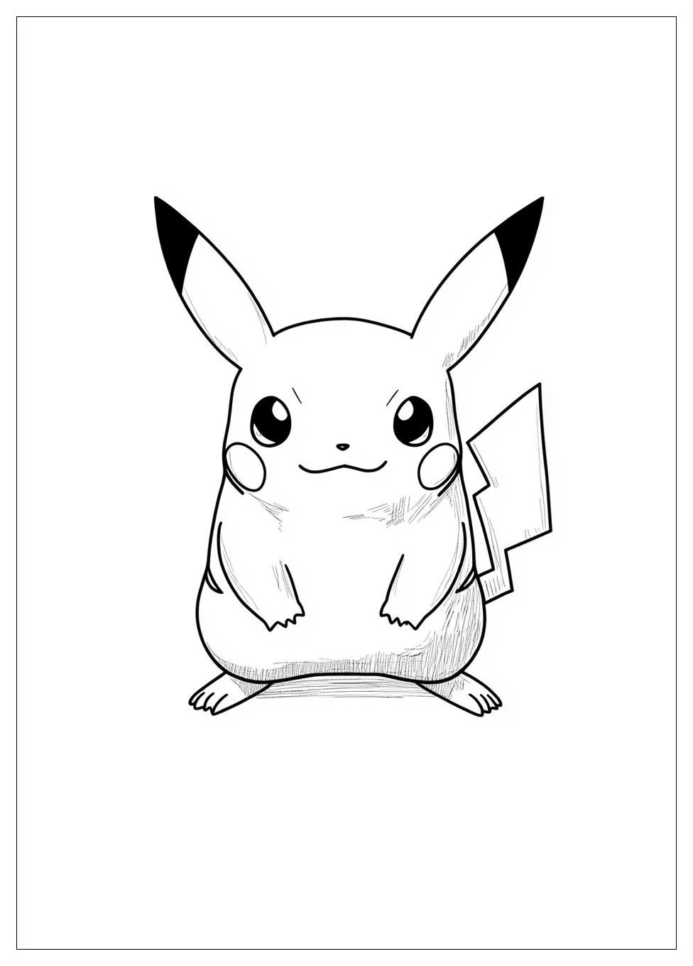 Pikachu Színező 3