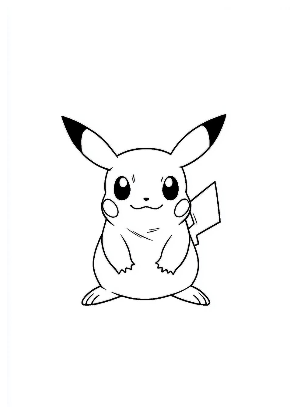 Pikachu Színező 5